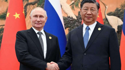 Сі Цзіньпін привітав Путіна на зустрічі в Пекіні
