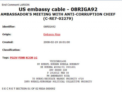 Посольство США держит руку на пульсе В. Вашкевича